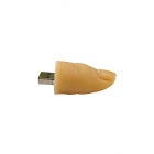 Custom pvc Usb Drives - Grade A chip full real capacity factory direct Thumb shaped 128gb flash drive LWU238